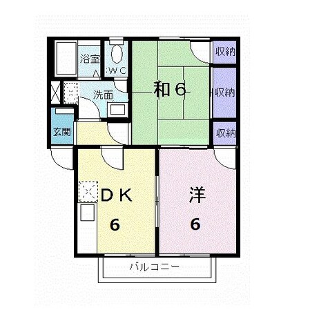 サンライズＫＳの物件間取画像